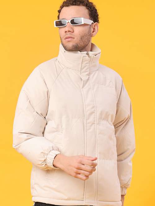 men solid long sleeve bomber jacket - 22161201 -  Standard Image - 0