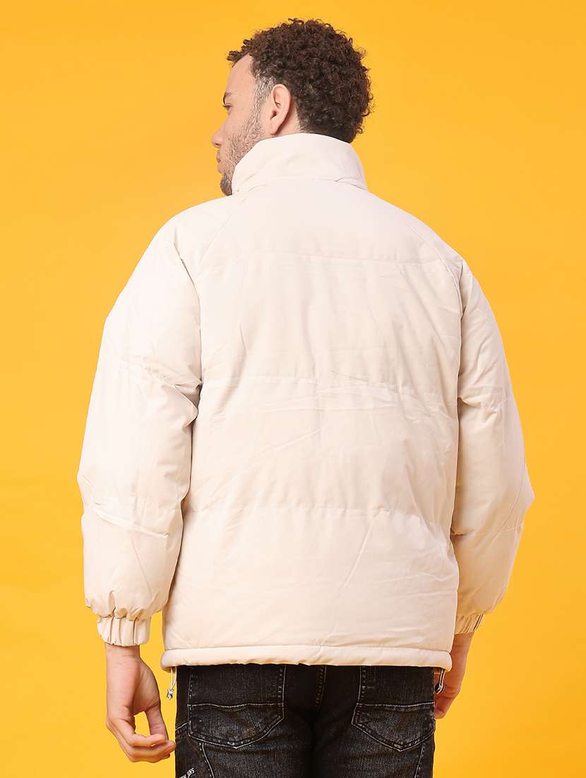 men solid long sleeve bomber jacket - 22161201 -  Standard Image - 3