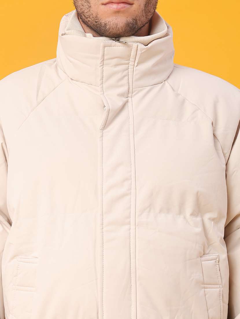 men solid long sleeve bomber jacket - 22161201 -  Standard Image - 5