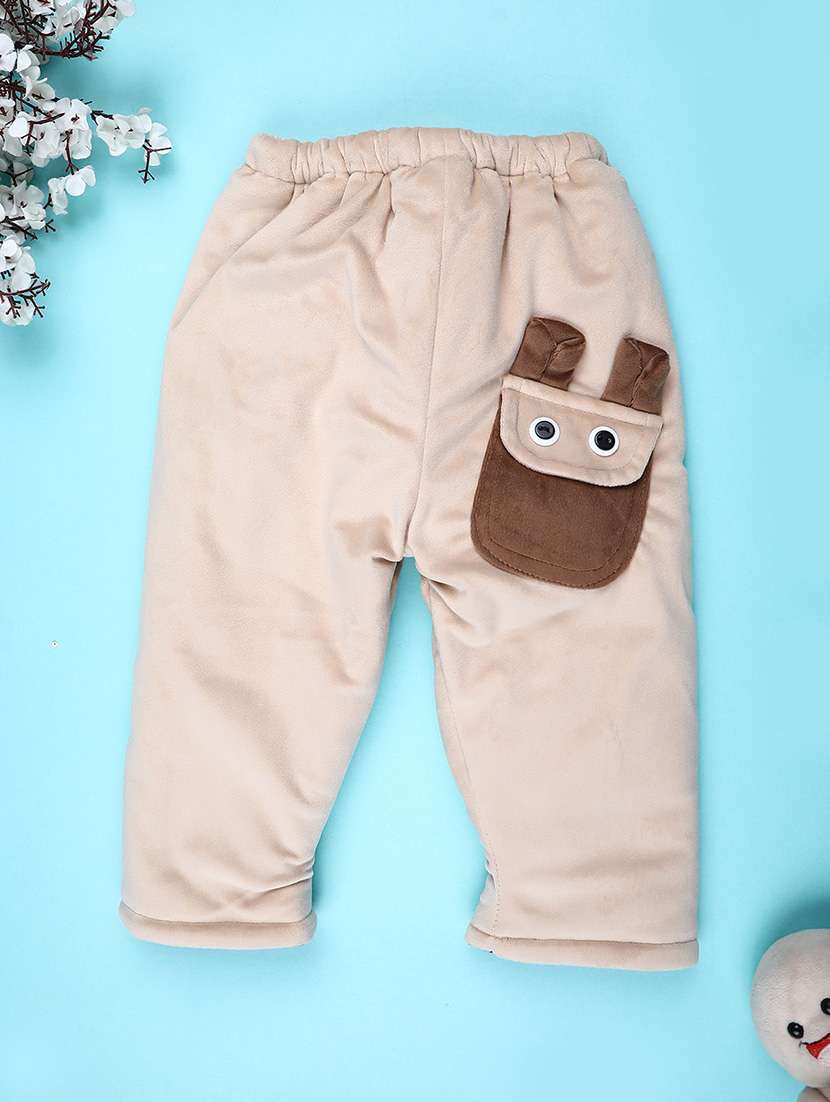 boys solid with work mid rise pyjama