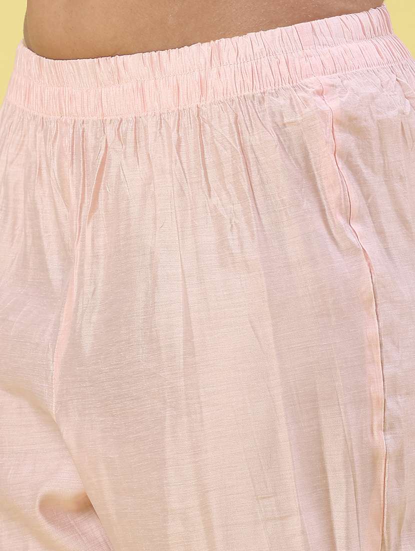 women printed three quarter sleeve kurta pant set - 22161582 -  Standard Image - 5