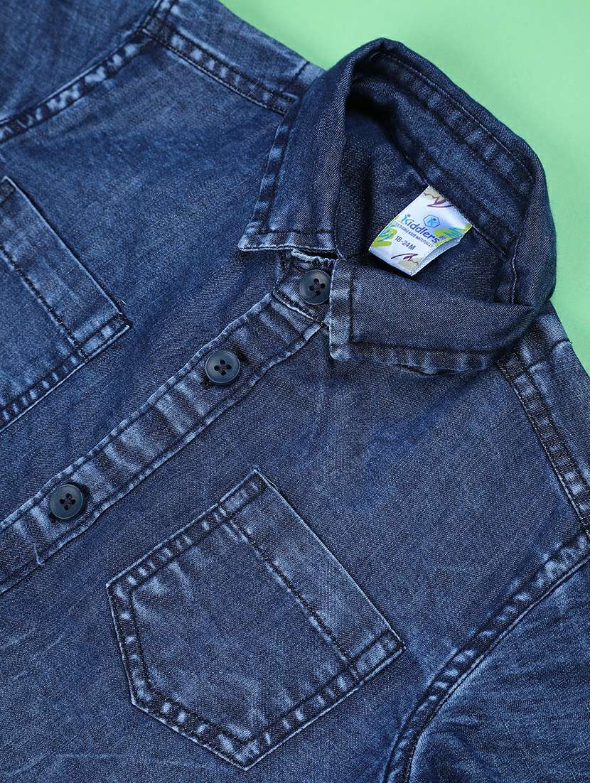 boys collared short sleeve shirt - 22161615 -  Standard Image - 3