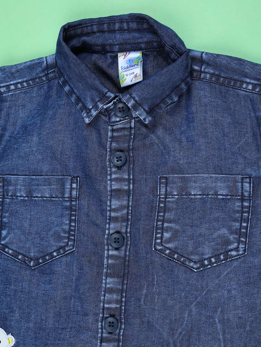 boys collared short sleeve shirt - 22161615 -  Standard Image - 3