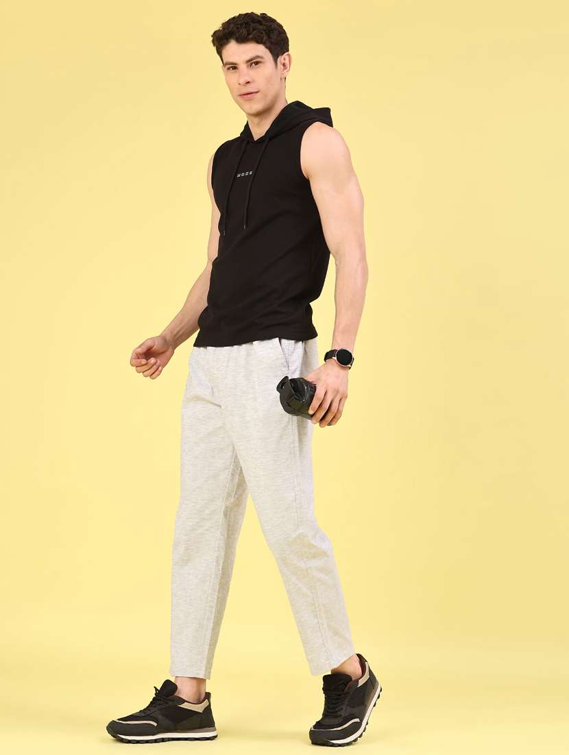 men typographic sleeveless slim fit t-shirt - 22161794 -  Standard Image - 3