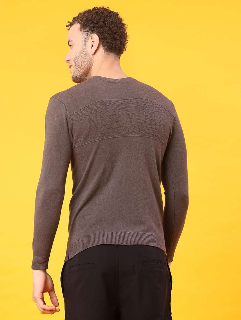 men solid long sleeve mock neck pullover - 22161819 -  Standard Image - 3