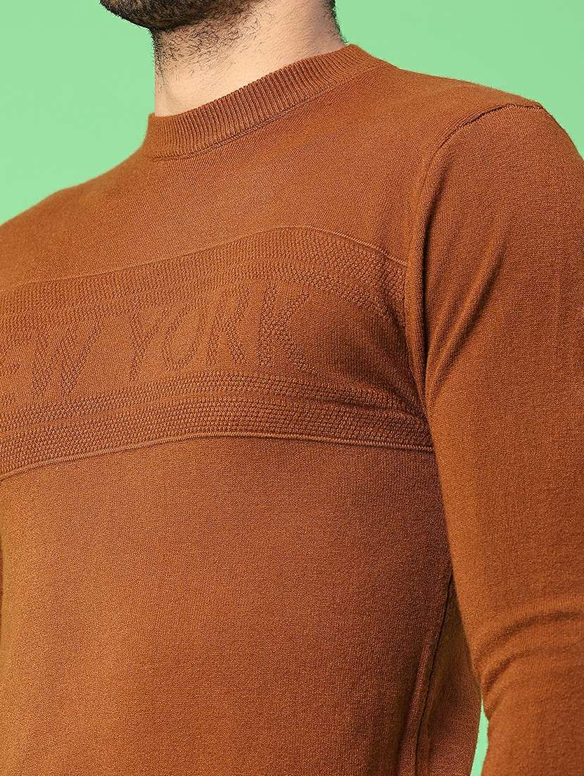 men solid long sleeve mock neck pullover - 22161820 -  Standard Image - 5