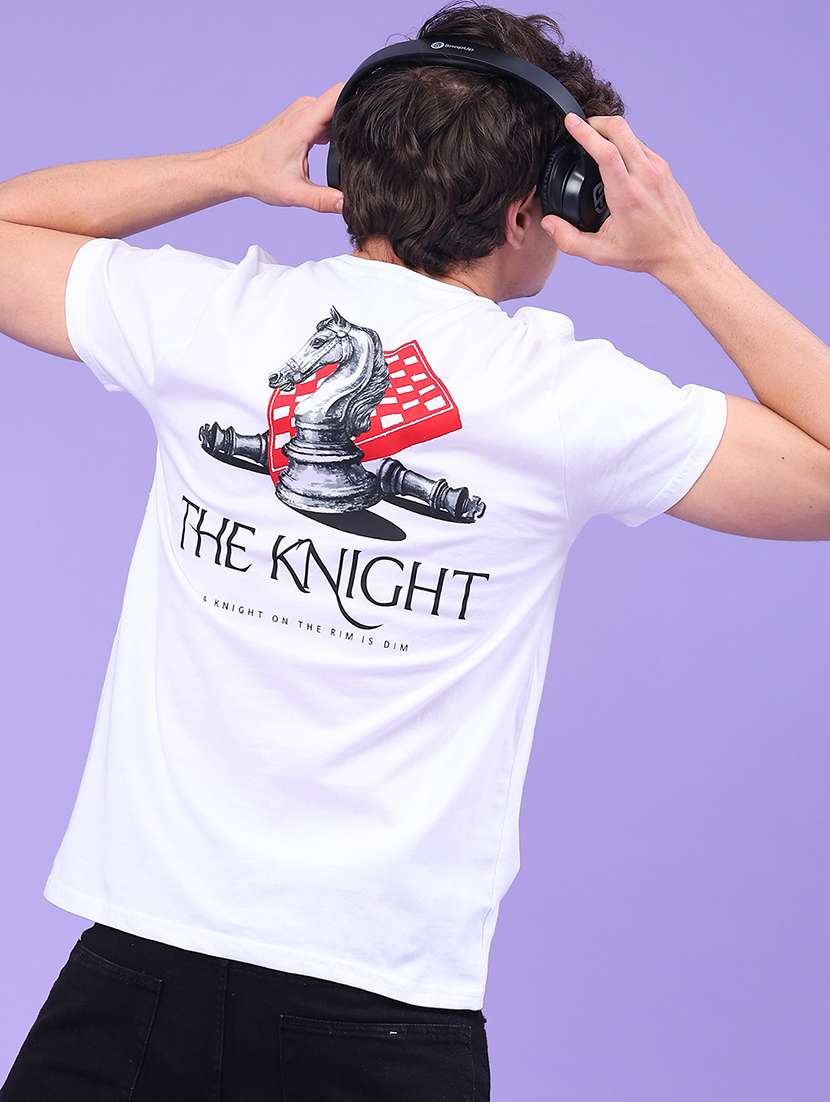 men printed short sleeve regular fit t-shirt