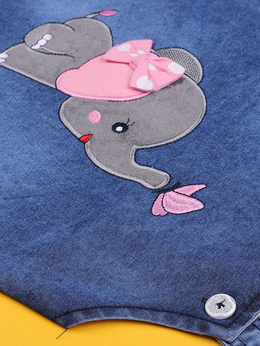 pink cotton dungarees twin sets & dungree - 22161916 -  Standard Image - 3