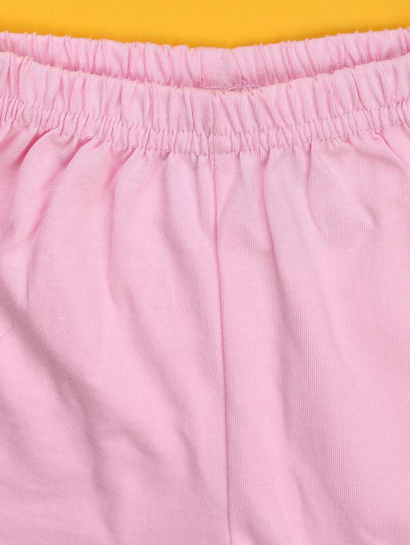 kids pack of 2 pink cotton combo infant twin set - 22161924 -  Standard Image - 5