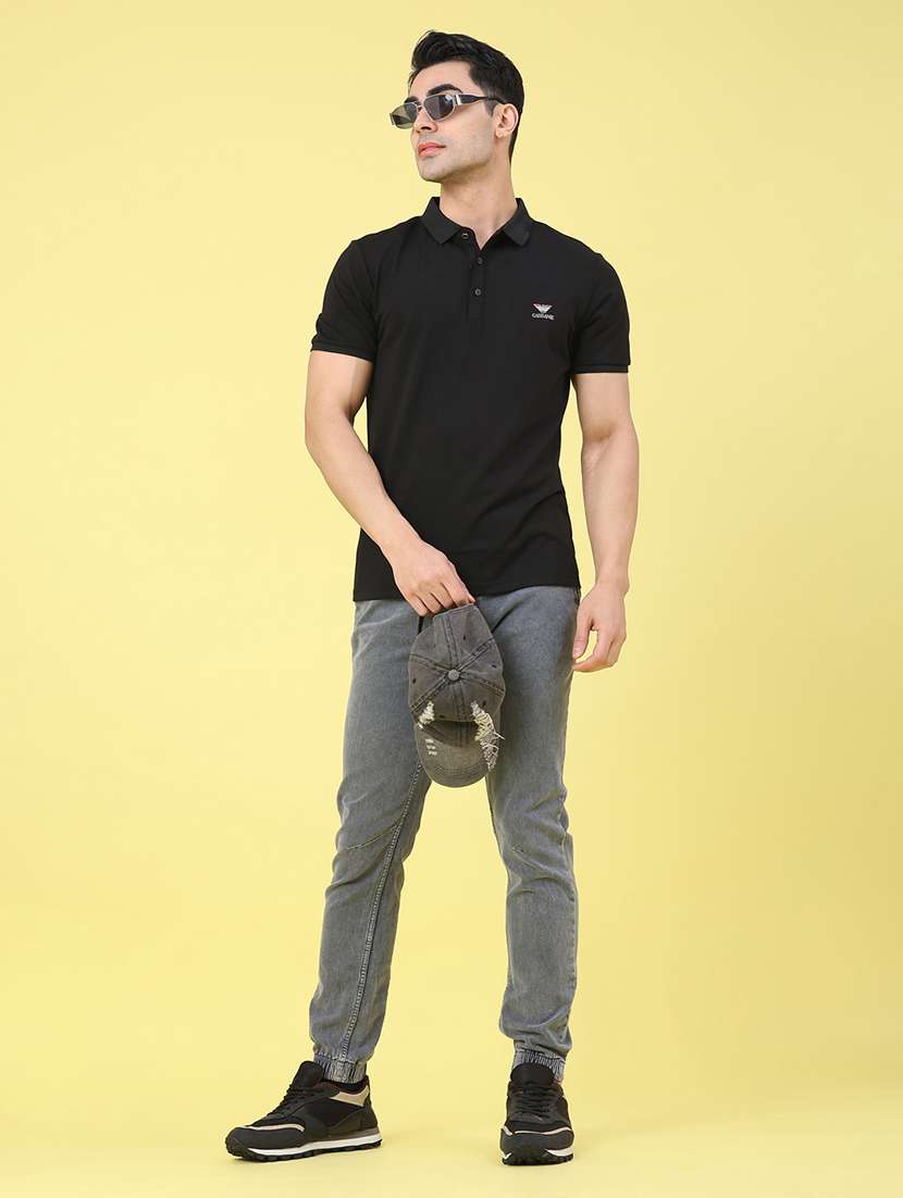grey cotton blend jeans - 22162042 -  Standard Image - 5