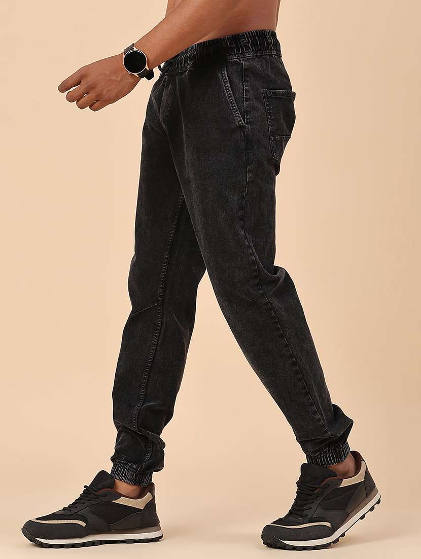 black cotton jeans - 22162043 -  Standard Image - 3
