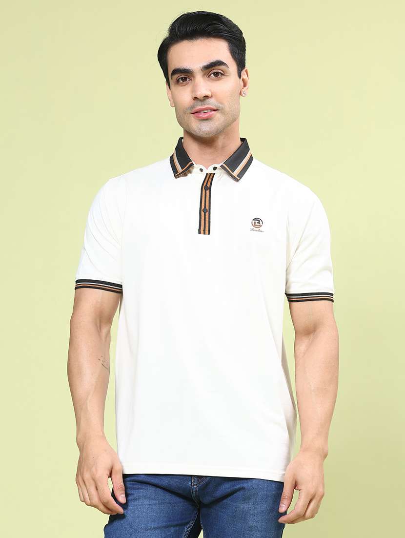 men solid short sleeve t-shirt
