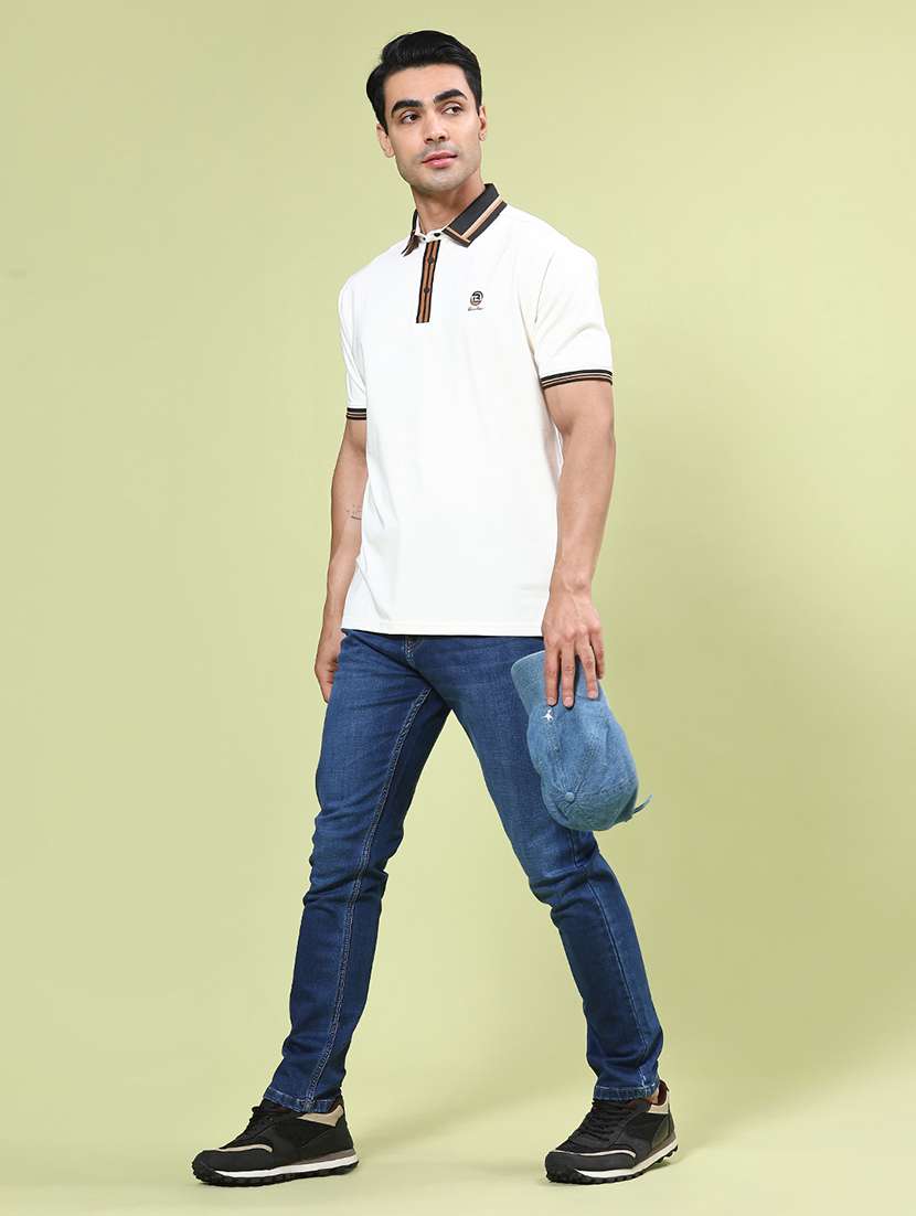 men solid short sleeve t-shirt - 22162079 -  Standard Image - 3