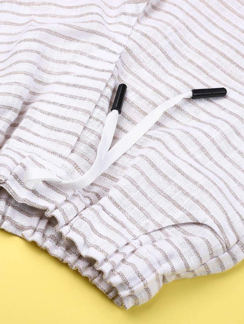 boys striped short sleeves waistcoat twin set - 22162121 -  Standard Image - 5