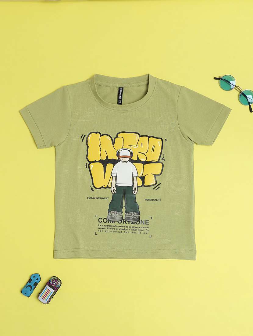 boys printed short sleeve t-shirt