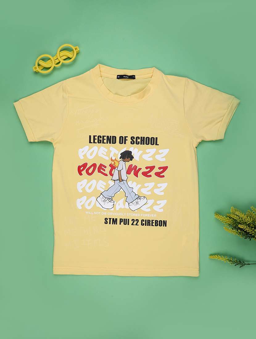 boys printed short sleeve t-shirt 