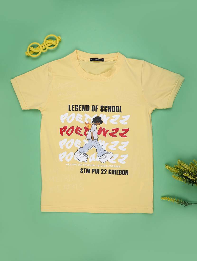boys printed short sleeve t-shirt 