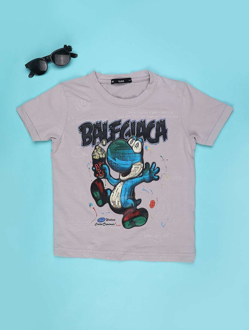 boys printed short sleeve t-shirt