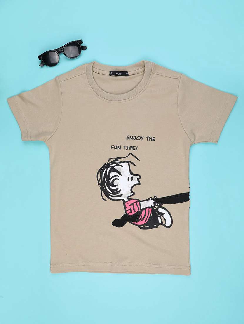 boys printed short sleeve t-shirt
