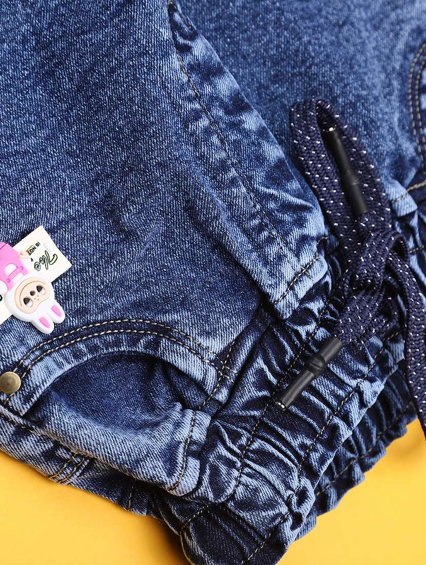 girls solid md rise straight jeans - 22162224 -  Standard Image - 3