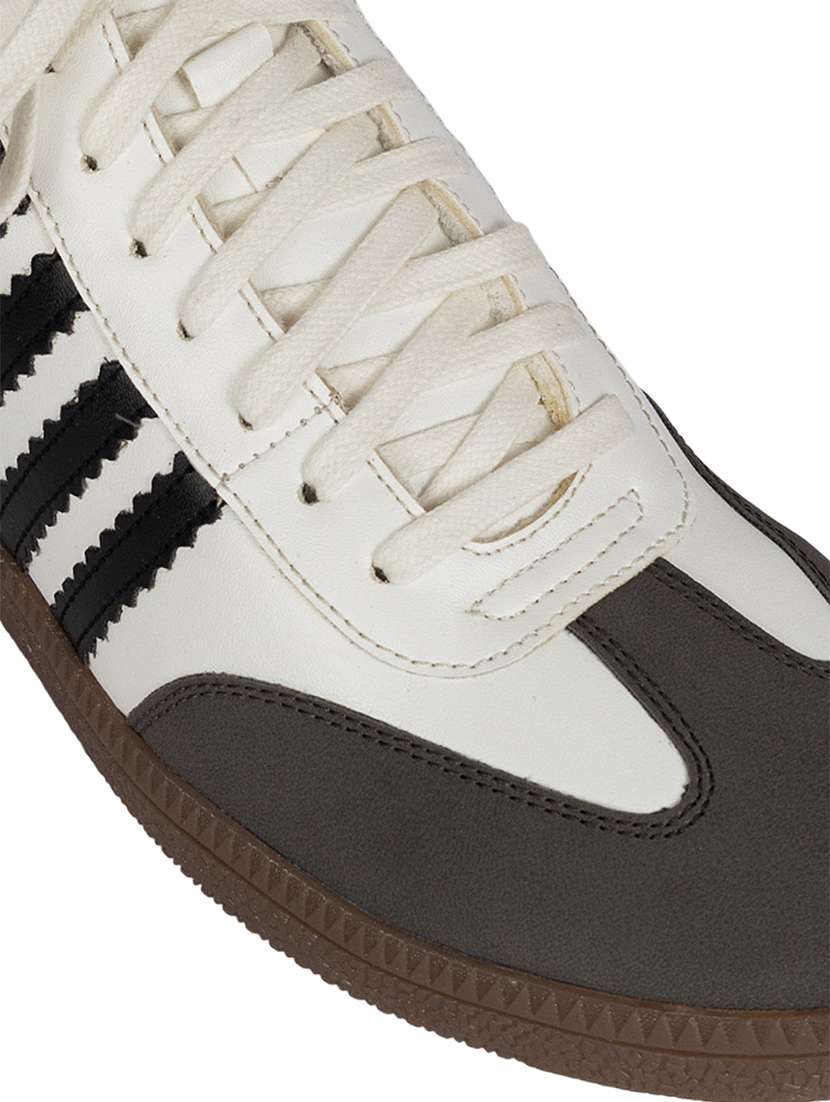 men solid high ankle lace-up sneaker - 22162238 -  Standard Image - 5