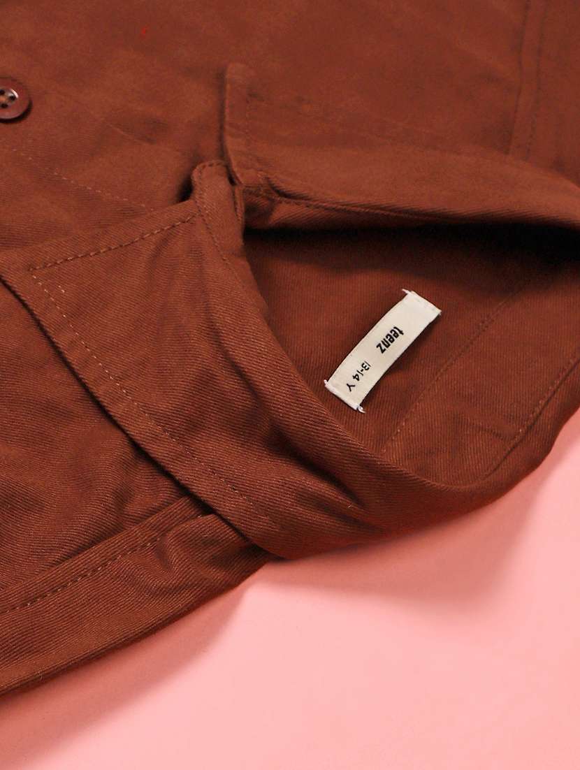 men solid long sleeve regualr fit casual shirt - 22162251 -  Standard Image - 3