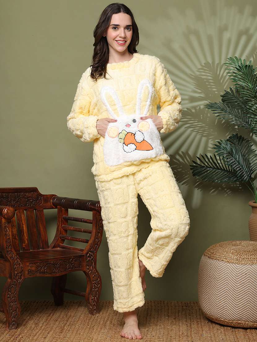 women long sleeve nightwear pyjama set