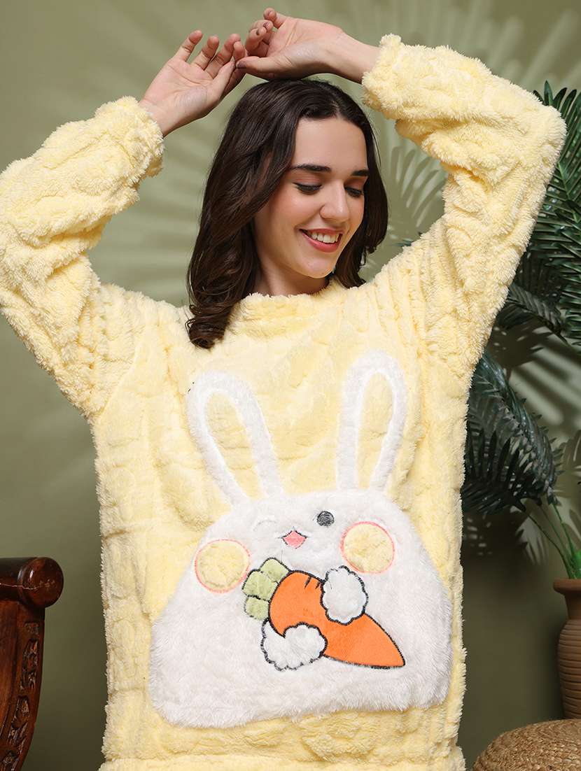 women long sleeve nightwear pyjama set - 22162304 -  Standard Image - 5