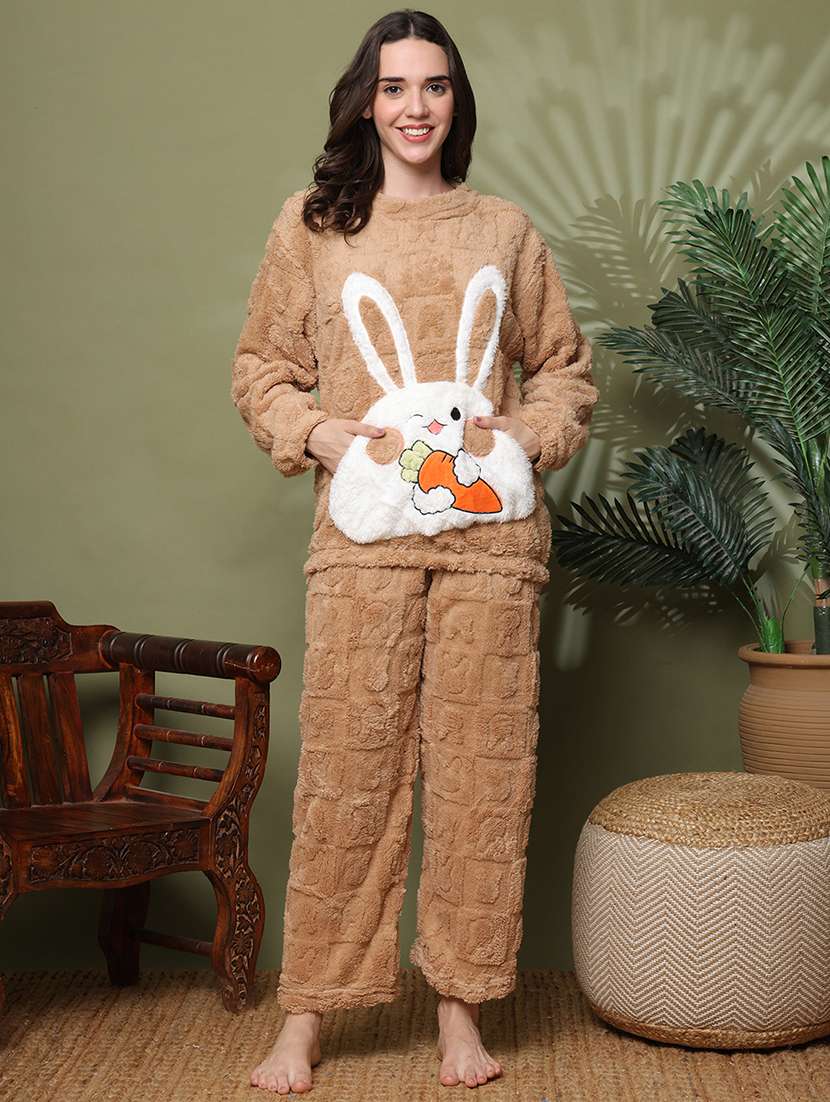 women long sleeve nightwear pyjama set