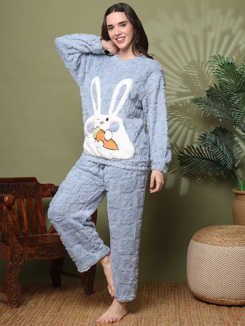 women long sleeve nightwear pyjama set