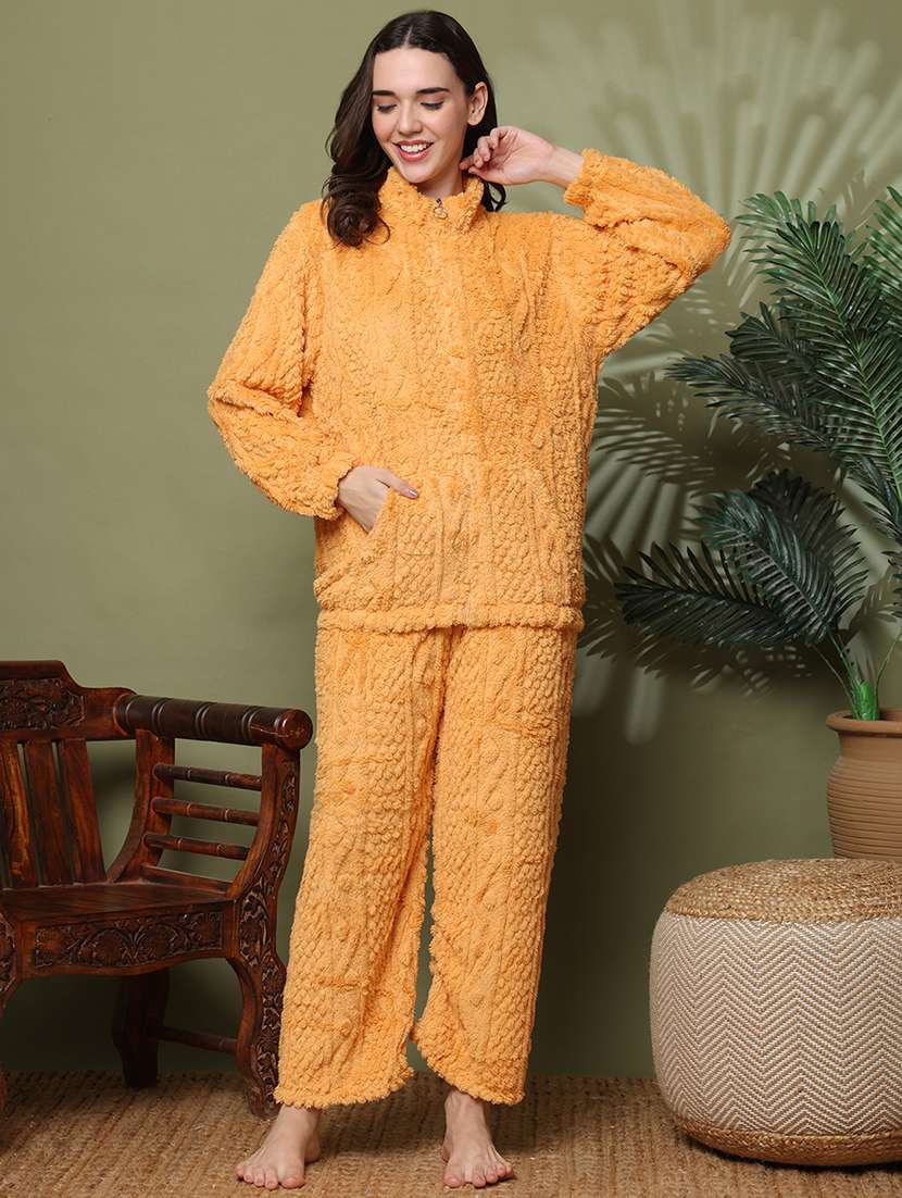 women long sleeve nightwear pyjama set