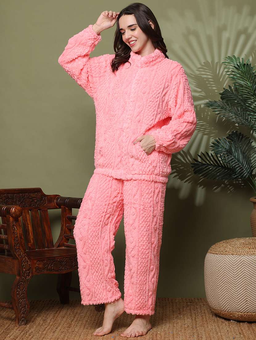 women long sleeve nightwear pyjama set - 22162312 -  Standard Image - 3