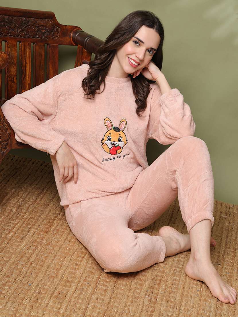 women long sleeve nightwear pyjama set - 22162316 -  Standard Image - 3