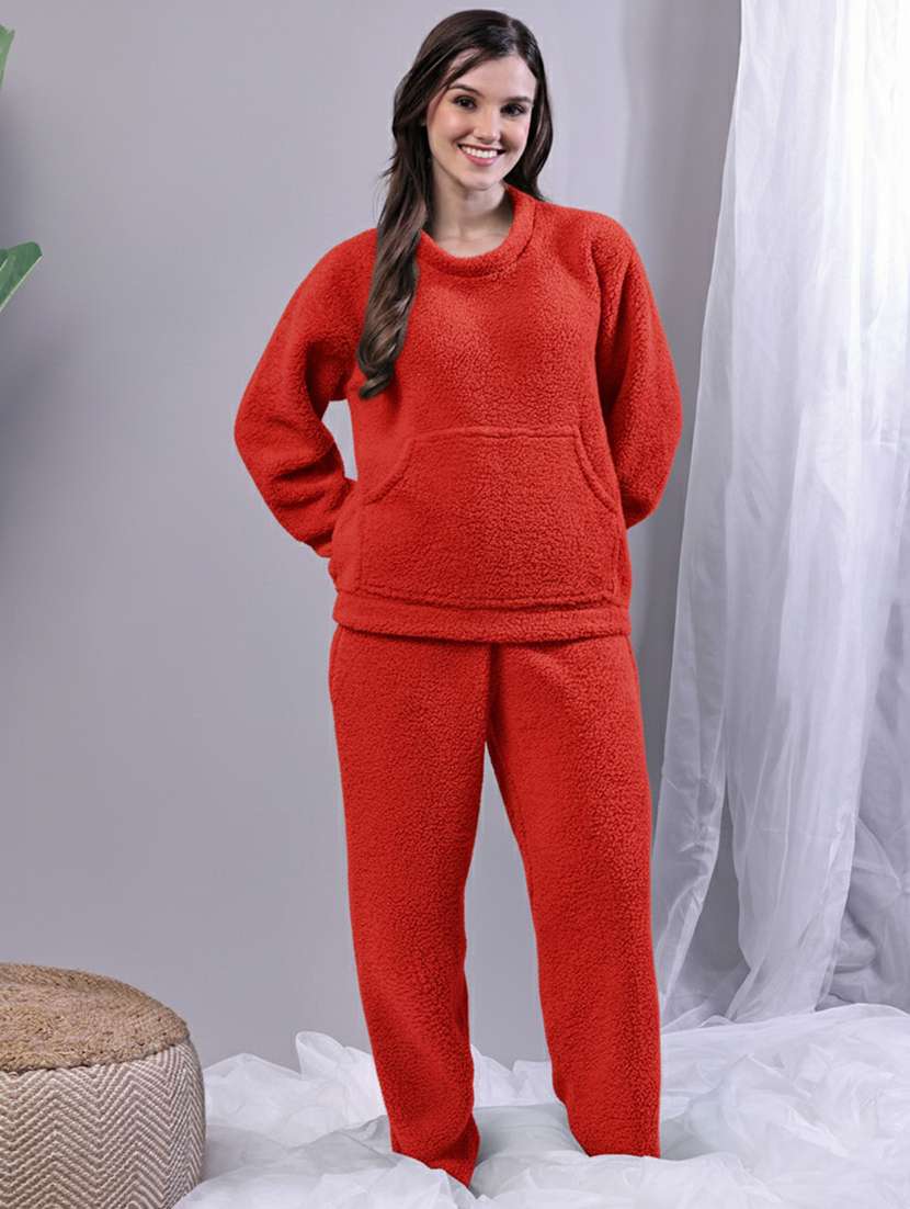 women long sleeve nightwear pyjama set