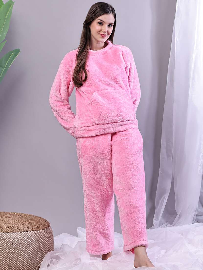 women long sleeve nightwear pyjama set
