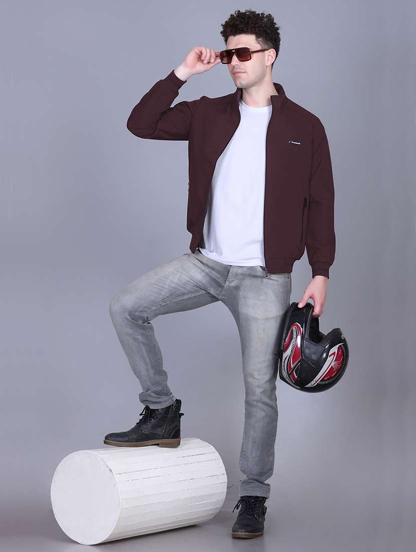 men solid long sleeve regualr fit reversible casual jacket - 22162370 -  Standard Image - 3