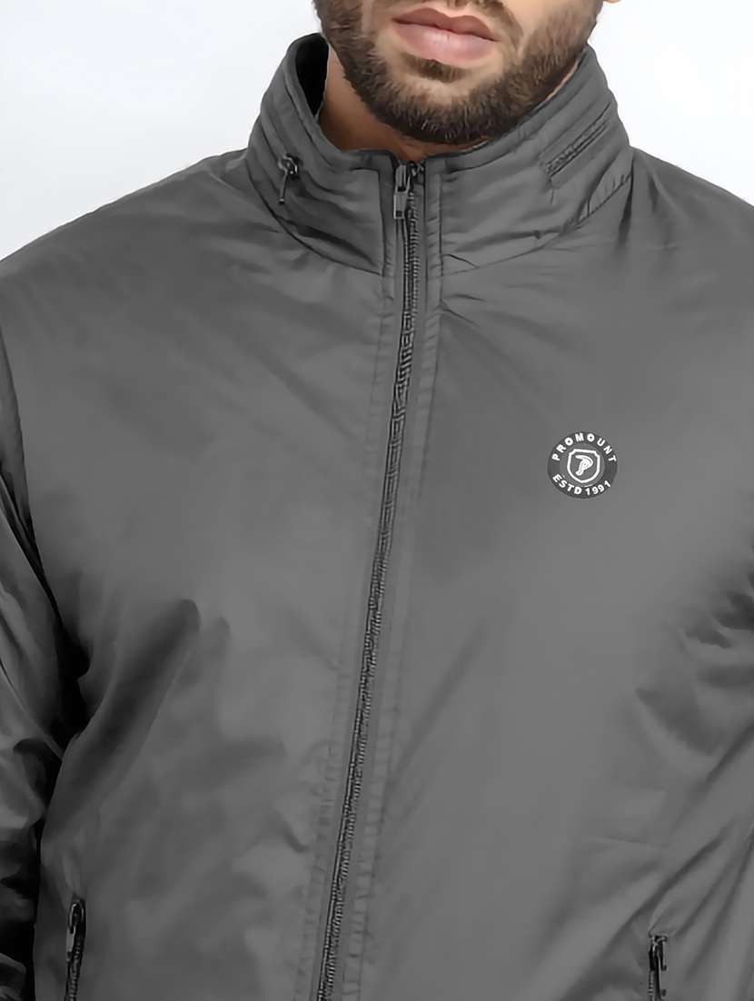 men solid long sleeve regualr fit casual jacket - 22162386 -  Standard Image - 3