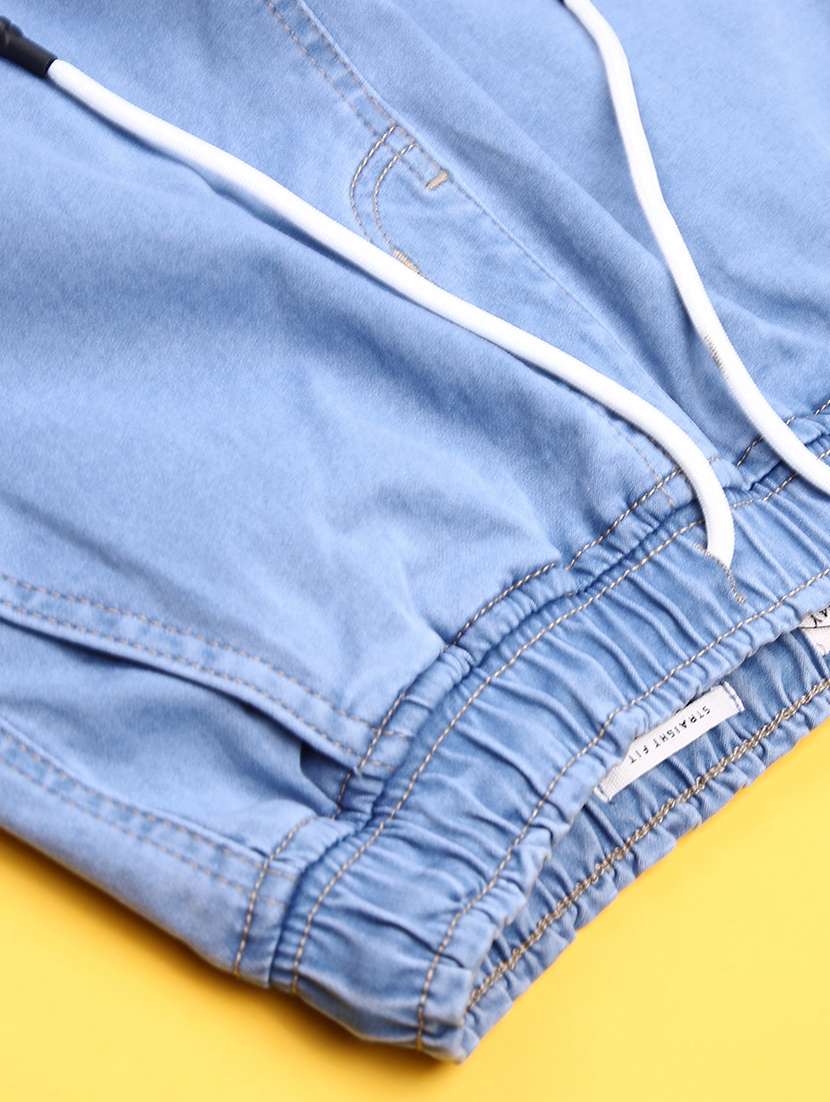 boys solid mid rise relaxed fit cargo - 22162461 -  Standard Image - 3