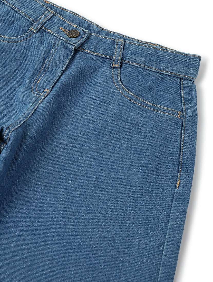 girls solid mid rise straight jean - 22162503 -  Standard Image - 5