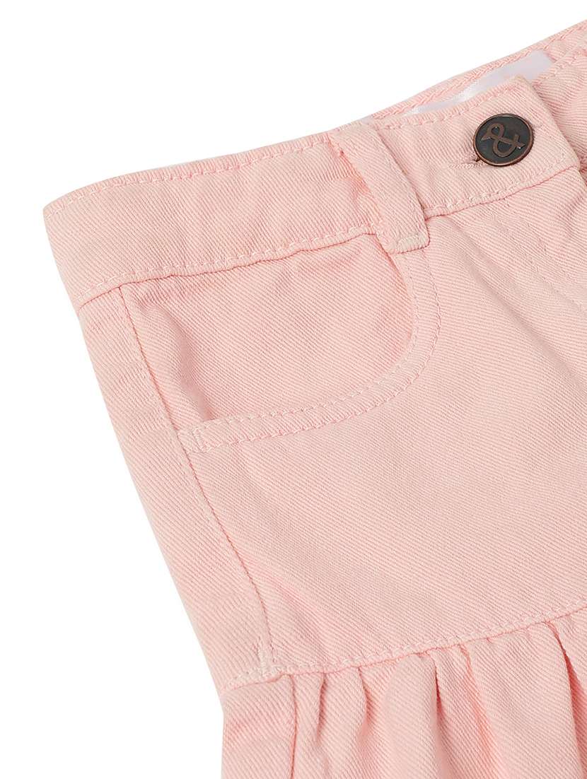 girls solid mdid rise tiered skirt - 22162509 -  Standard Image - 3