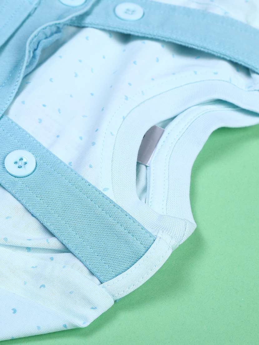 boys printed dungaree co-ord set - 22162617 -  Standard Image - 3