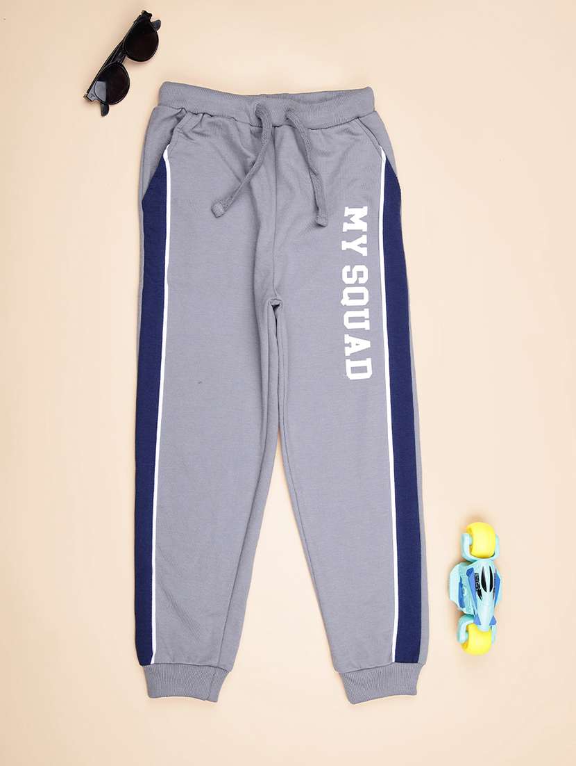boys printed mid rise jogger