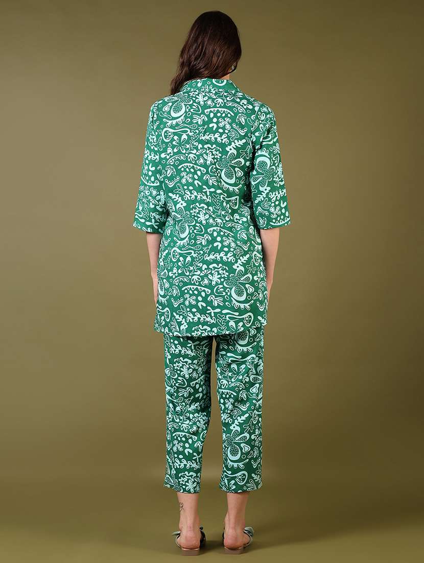 womens green co-ord set - 22162852 -  Standard Image - 3