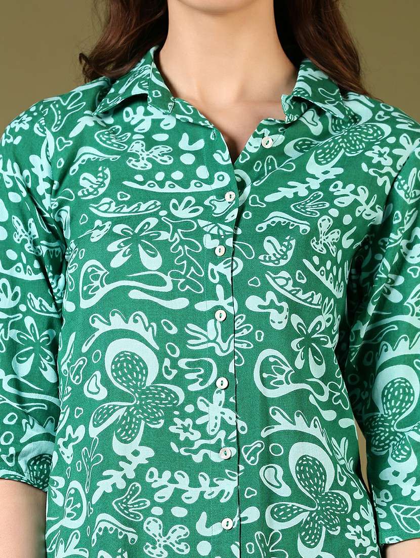womens green co-ord set - 22162852 -  Standard Image - 5