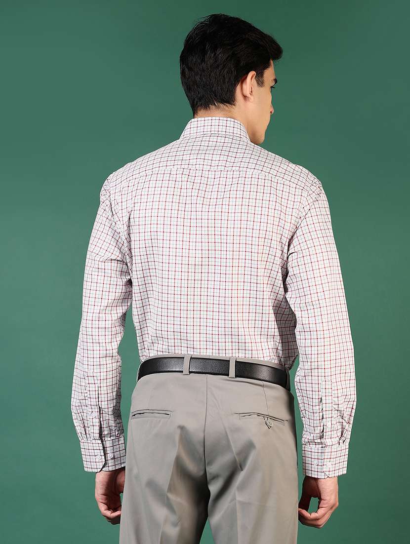 men checkered long sleeve regualr fit formal shirt - 22163549 -  Standard Image - 3