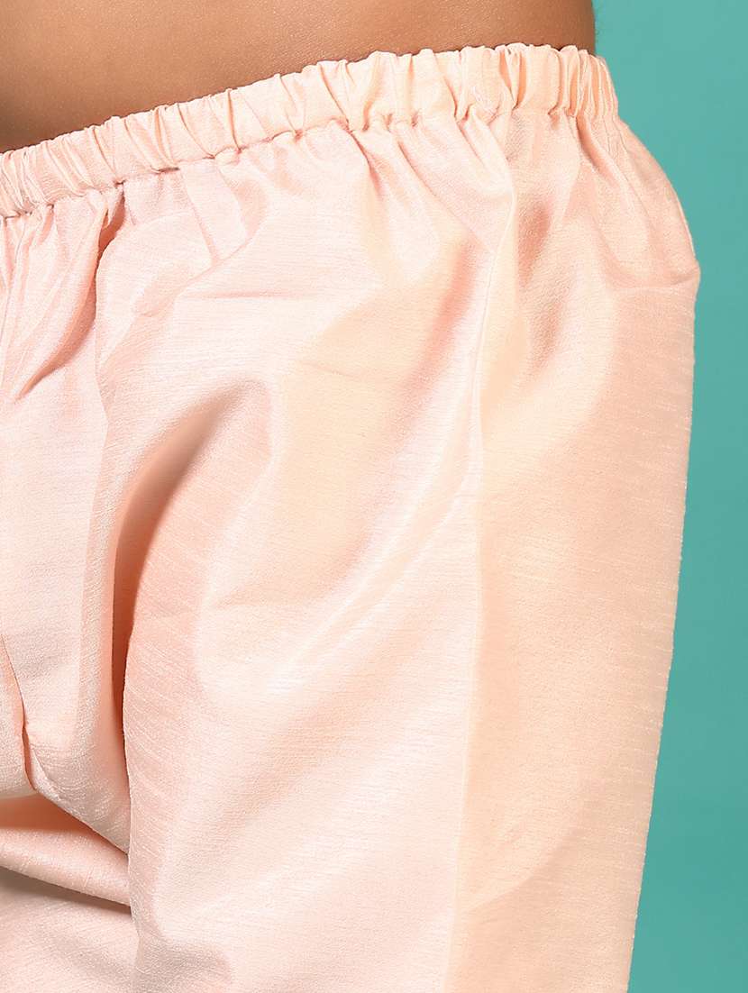 boys embroidered long sleeve kurta and pyjama set with jacket - 22163785 -  Standard Image - 5