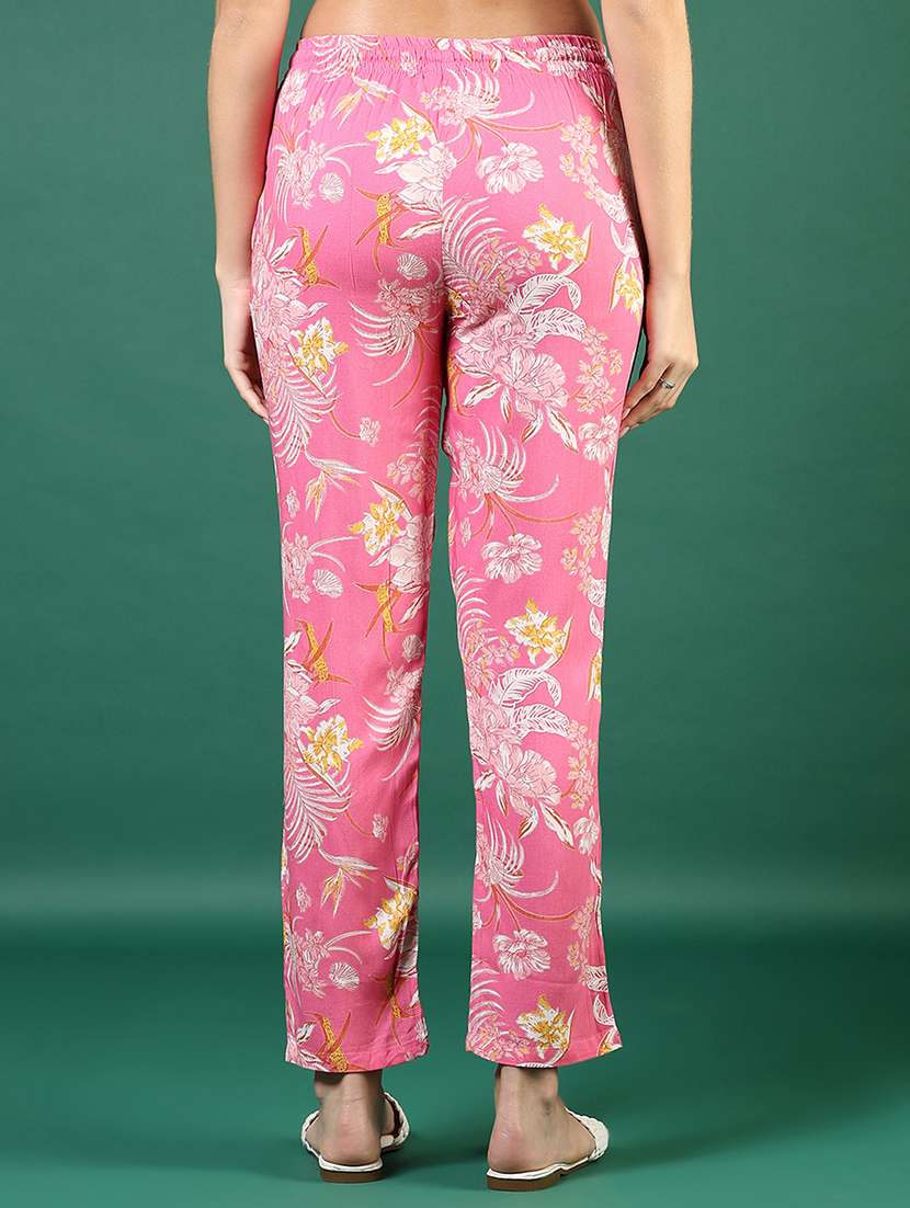 women printed mid rise pajama - 22163920 -  Standard Image - 3