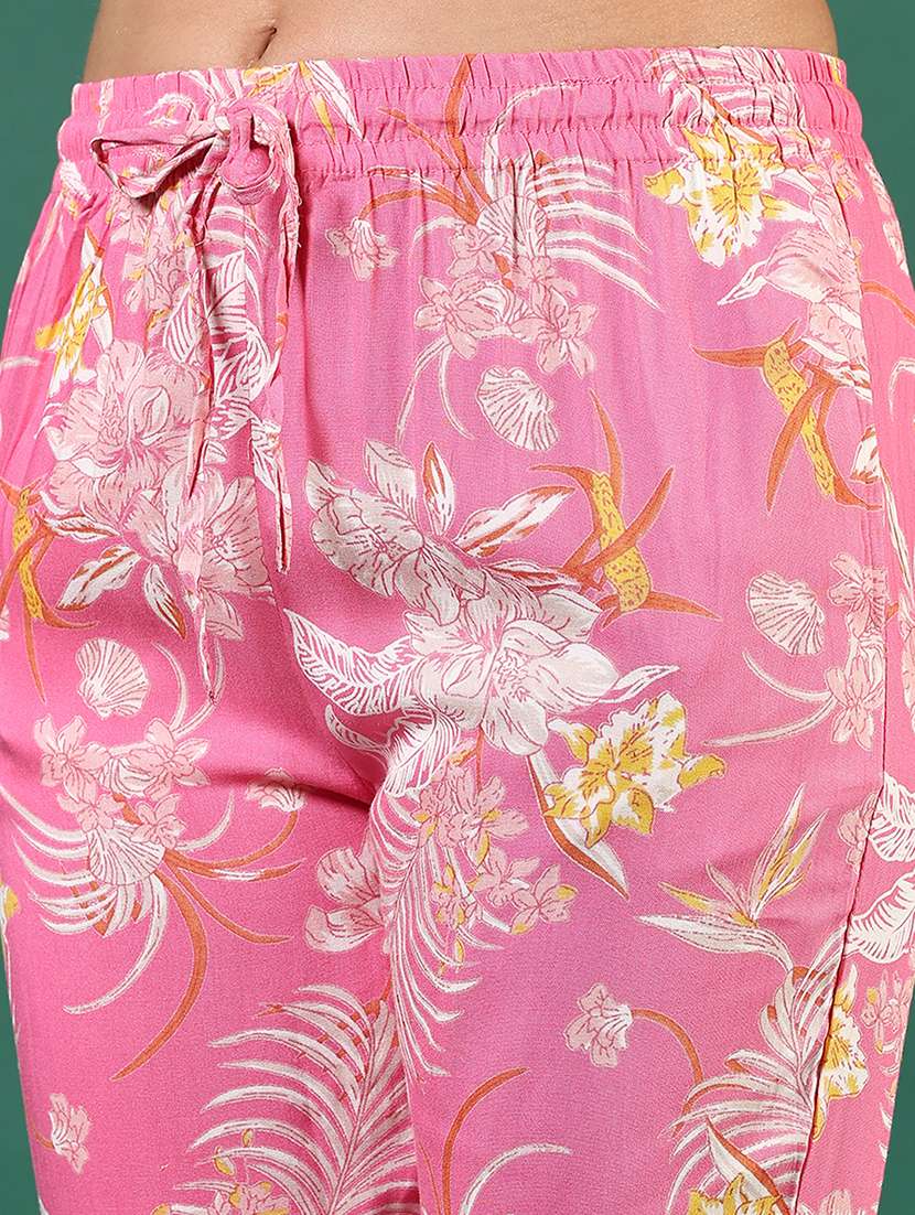 women printed mid rise pajama - 22163920 -  Standard Image - 5