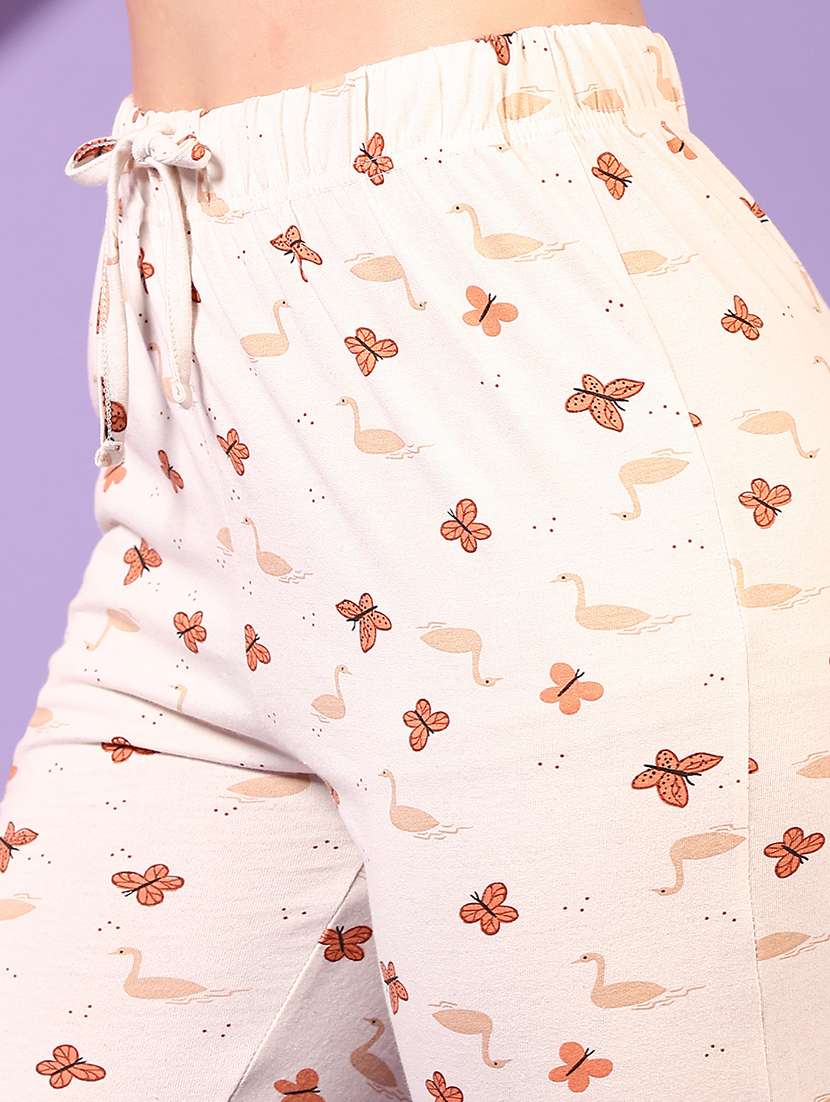 women printed mid rise pajama - 22163923 -  Standard Image - 5