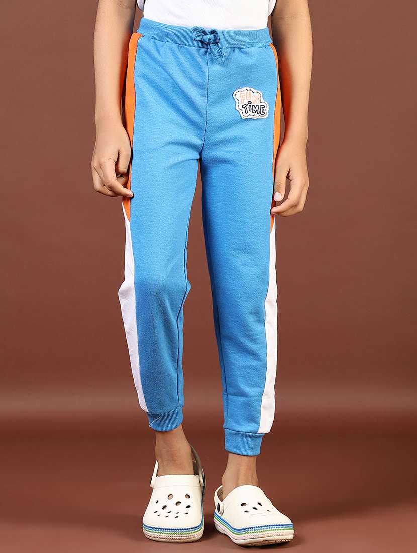 boys color blocked mid rise jogger